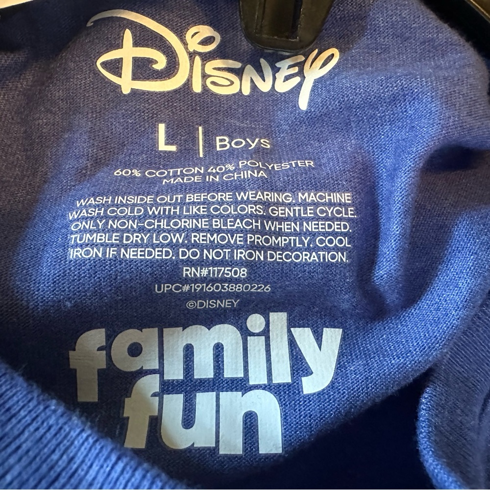 🆕 Disney Blue Mickey Mouse American Flag Tee. Youth Size Large. NWT. Super Soft! - Picture 7 of 7